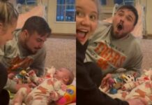 Bebê fala ‘eu te amo’ pela primeira vez aos 2 meses e viraliza na internet; veja vídeo